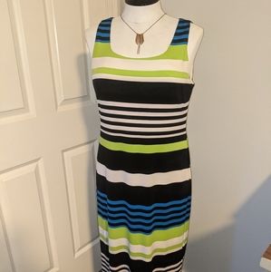 Color Block Maxi Dress